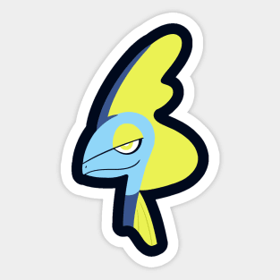 Smug Chameleon Sticker